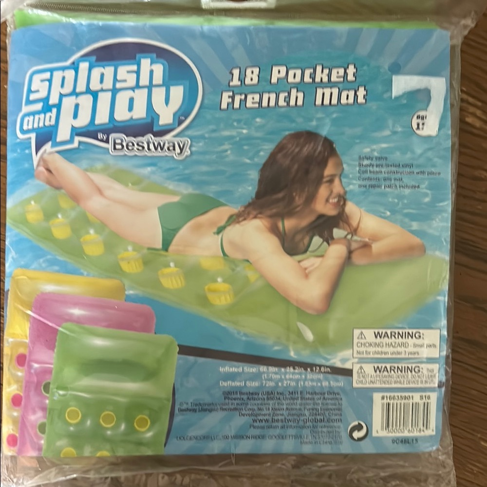 Bestway Splash and Play 18 Pocket French Mat